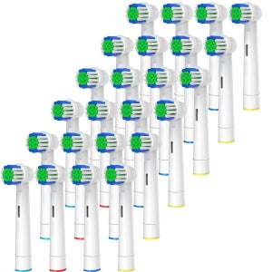 [호환] 바른이케어 오랄비 전동칫솔모 6팩 24개입 무료배송 브라운 리필모 프리시즌클린 7000/Pro 1000/9600/ 5000/3000/8000