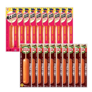 롯데푸드 프랑크 70g 10개+오양 톡 소시지 70g 10개