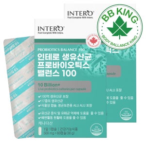 락티카제이 바실러스 파라카제이 생유산균 모유유래 멀티 프로바이오틱스 락토바실러스 플란타럼 카제이 유산균 60캡슐, 2개