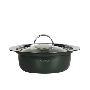 에지리 스텐큐브G 통3중 스테인리스 인덕션 뚝배기형 아시안팟 냄비 18cm Low / 1.4L