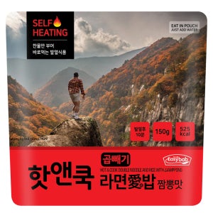 핫앤쿡 비화식 발열도시락 전투식량 곱빼기 라면애밥 짬뽕