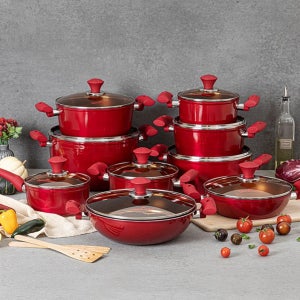 퀸센스 세라믹 새롬 냄비 인덕션겸용 편수 18cm 양수 20cm 22cm 24cm 전골냄비 만능 찜웍 찜판