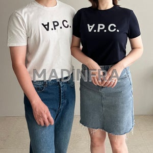 아페쎄반팔 VPC로고 커플티 A.P.C COBQX-H26586 마딘프라