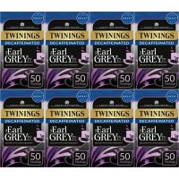 Twinings Earl Grey Decaffeinated 트와이닝 디카페인 얼그레이 베르가못 차 티백 50개입 8팩