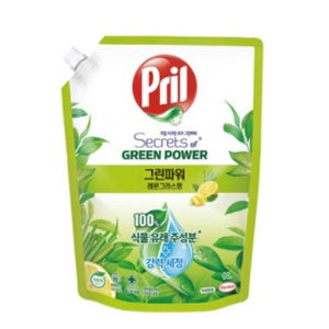 에버코스 프릴 그린파워 레몬 그라스 주방세제 1L