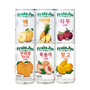 일화 프레주 스위트 175ml X 30캔 자두 한라봉 망고 복숭아 배 파인애플