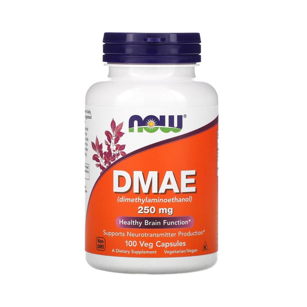 나우푸드 <b>DMAE</b> 다이메틸아미노 에탄올 바이타르테이트 250mg 100캡슐