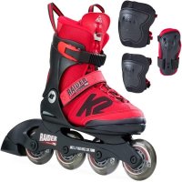 성인용 인라인스케이트 인라인 롤러 케이트 K2 RAIDER PRO PACK RED 15