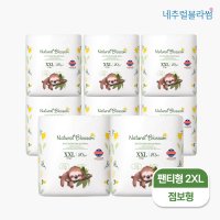 네추럴블라썸 팬티형 XXL 20매x8팩/울트라슬림 비건 기저귀/밤기저귀