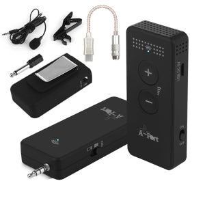 에이포트 AP422TRC 타입C 스마트폰 무선 마이크 핀마이크 송수신기 앰프 카메라 방송