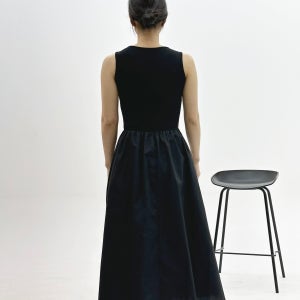 [원가이하 세일] 민소매 원피스 레이어드 바스락 아이보리 원피스