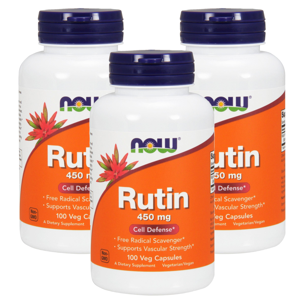 나우푸드 <b>루틴 450mg</b> 100캡슐 3개