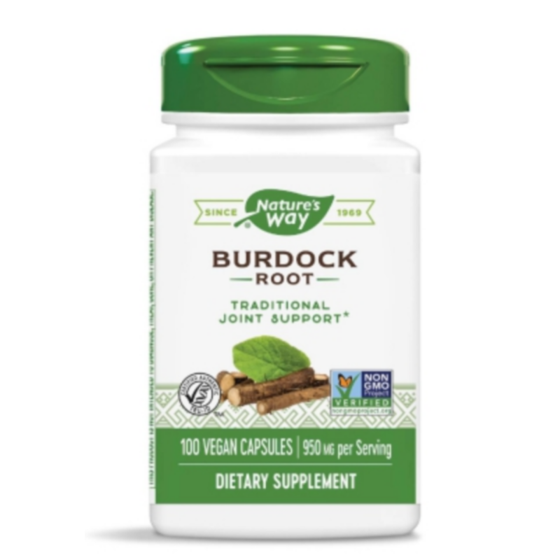 [Nature’s Way] 네이쳐스 웨이 부르덕 루트(우엉뿌리) 950 mg, 100 베지캡슐