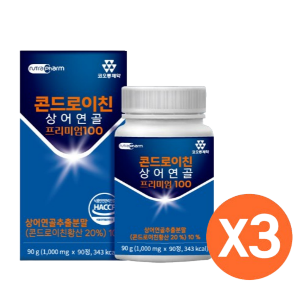 코오롱 콘드로이친1200 프리미엄 <b>상어연골</b> 콘트로이친