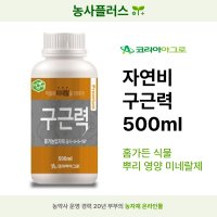 [코리아아그로] 자연비 구근력 500ml 홈가든 식물 뿌리 영양 미네랄제