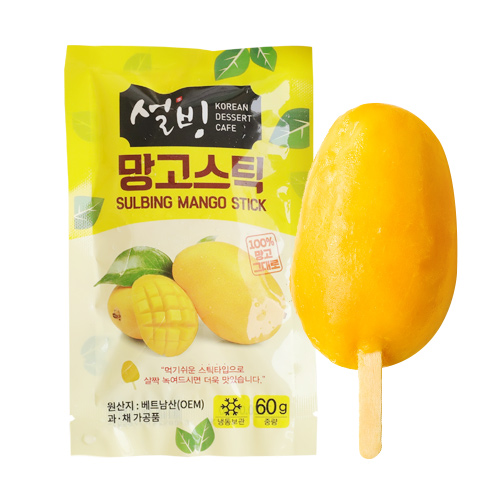 설빙 아이스망고바 냉동망고스틱