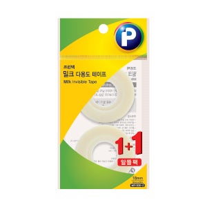 프린텍 밀크 다용도테이프 리필 MR1830-2 1+1(18mmX30m) 재고대량보유