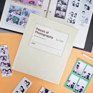 바인더 사진앨범 접착식 초음파 포토 3공 사진첩 네컷 사진보관 1+1