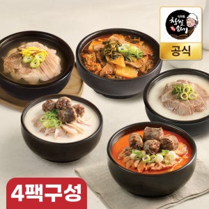 신의주찹쌀순대 순대국 냉동 밀키트 4팩