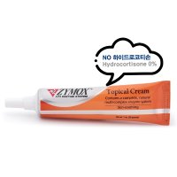 [당일발송]자이목스 토피컬 크림 강아지 고양이 연고 Zymox topical Cream without Hydrocortisone, 1 oz (28g)