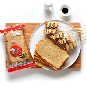 부산 범표 어묵 포장마차 사각 납작 꼬치 꼬지 볶음 어묵 오뎅 (특상천) 520g-10개입