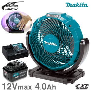 makita 충전선풍기 F100-40 (12Vmax 4.0Ah) 7인치 콤팩트형 3단풍량조절 회전헤드 벽걸이/무선선풍기 휴대용선풍기 미니선풍기 캠핑용선풍기 낚시용선풍기