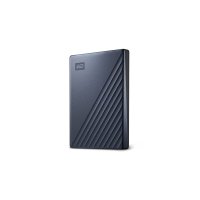 WD 휴대용 HDD 2TB USB Type-C 블루 My Passport Ultra 암호화 비밀번호 보호 외장하드 3년 보증 WDBC3C0020BBL-WESN