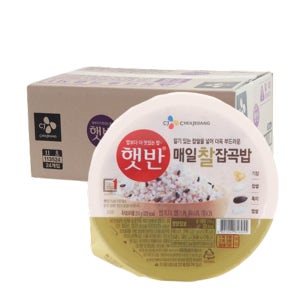 CJ 제일제당 햇반 매일찰잡곡밥 210g x 24개입