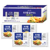 동원에프앤비 동원 트리플슬라이스치즈 100매 1 8kg 18gx100