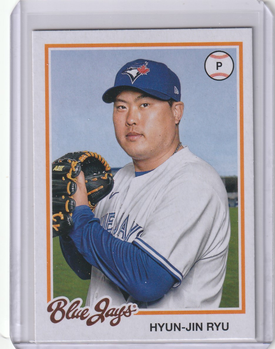 2022 Topps Archives 류현진 N0-110 MLB 야구 카드(상태설명필독)