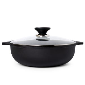 국산 3D 4중 코팅 통주물 버블 웍 양수 32cm 멀티웍 젖병 열탕 소독 퀸덤