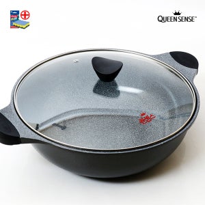 국산 퀸센스 벨라쿡 점보 양수 웍 36cm 젖병 열탕소독 냄비 멀티팟