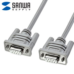 산와서플라이 KRS-403XF3K2 9핀 NULL MODEM 케이블 3m