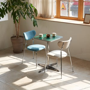 [희망일배송]앙블리 미드센추리 카페 거실 식탁 테이블 500 600 800 화이트