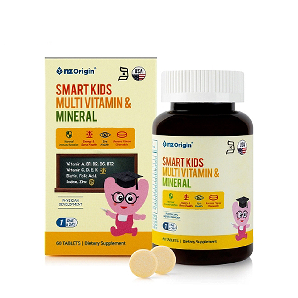 <b>엔젯오리진</b> 미국 스마트키즈 멀티비타민 미네랄 60정