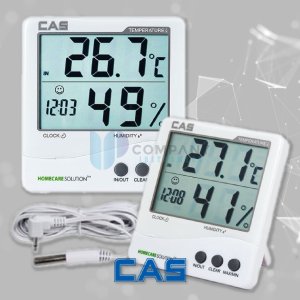 ( No. 1202 ) 카스 디지털 가정용 표준 온습도계 온습도 측정기 / 외부 온도 센서 포함