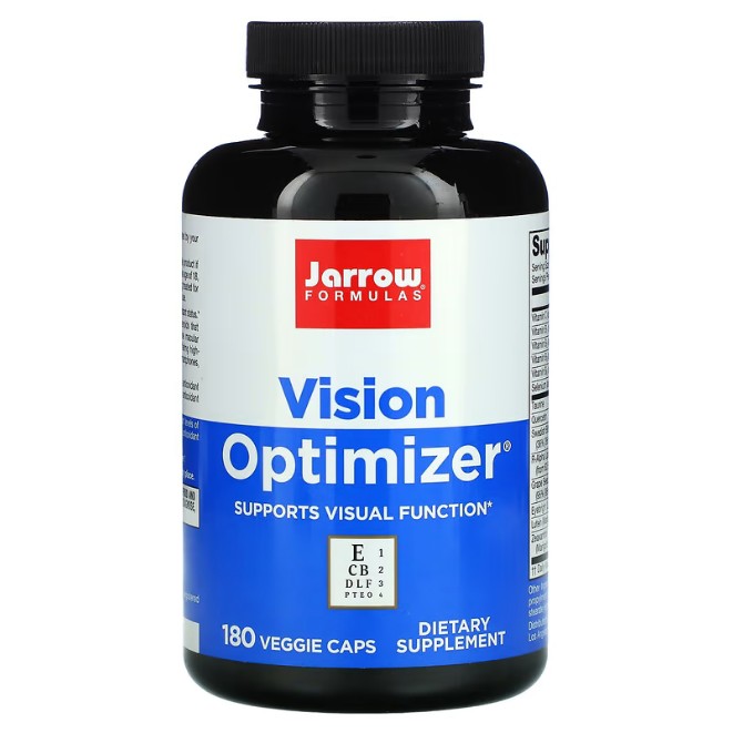 자로우 재로우포뮬러스 <b>비전 옵티마이저</b> 180정, Jarrow Formulas 베지 비건