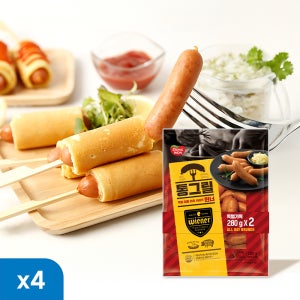 동원 통그릴 윈너 280g 4봉 소시지 햄