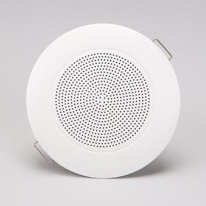 하소 원형 매립 스피커 1W 타공100mm 아파트 실링 천장 매입형 안내 방송 국산