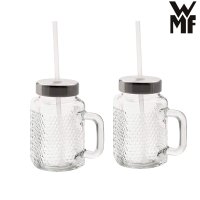 WMF 컬트엑스 믹스앤고 미니믹서기 호환유리컵 450ml 2개입 (Kult X Mason Cup Set)