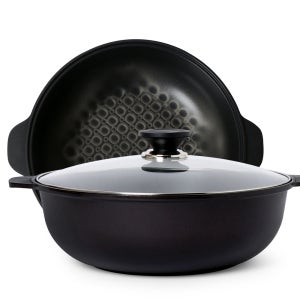 퀸덤 국산 3D 4중 코팅 통주물 버블 웍 36cm 양수 대형 젖병 열탕 소독 멀티웍