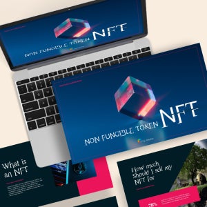 NFT 파워포인트 PPT 템플릿 (가상화폐, 비트코인, 암호화폐, 금융, 투자, IT)