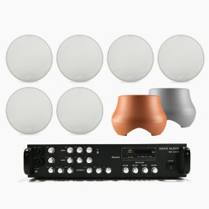 V6S 실링스피커+ATRIUM SUB100 서브우퍼+SR-450D SR-650D 앰프 POLK AUDIO 매장 카페 상업용 음향패키지 모음