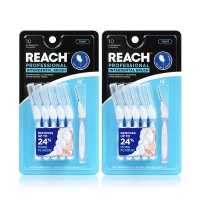 LG 엘지생활건강 리치 치간칫솔 10입 TIGHT 2개 일회용 교정 치과 어금니 REACH