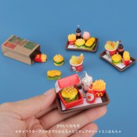 햄버거 장식품 미니어처 장난감 어린이 테라리움