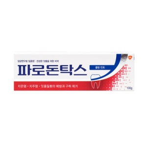 파라돈탁스 쿨링민트 치약 100g x6개 명품 프리미엄 잇몸 구내염 좋은 고급 잇몸염증치약