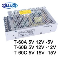 전원장치 T-60C 5V5A 15V2A -15V0.5A 트리플 출력 스위칭 전원 공급 장치 T-60A 5V 12V -5V ac-dc T-60B 12V2.5A -12V0.5A