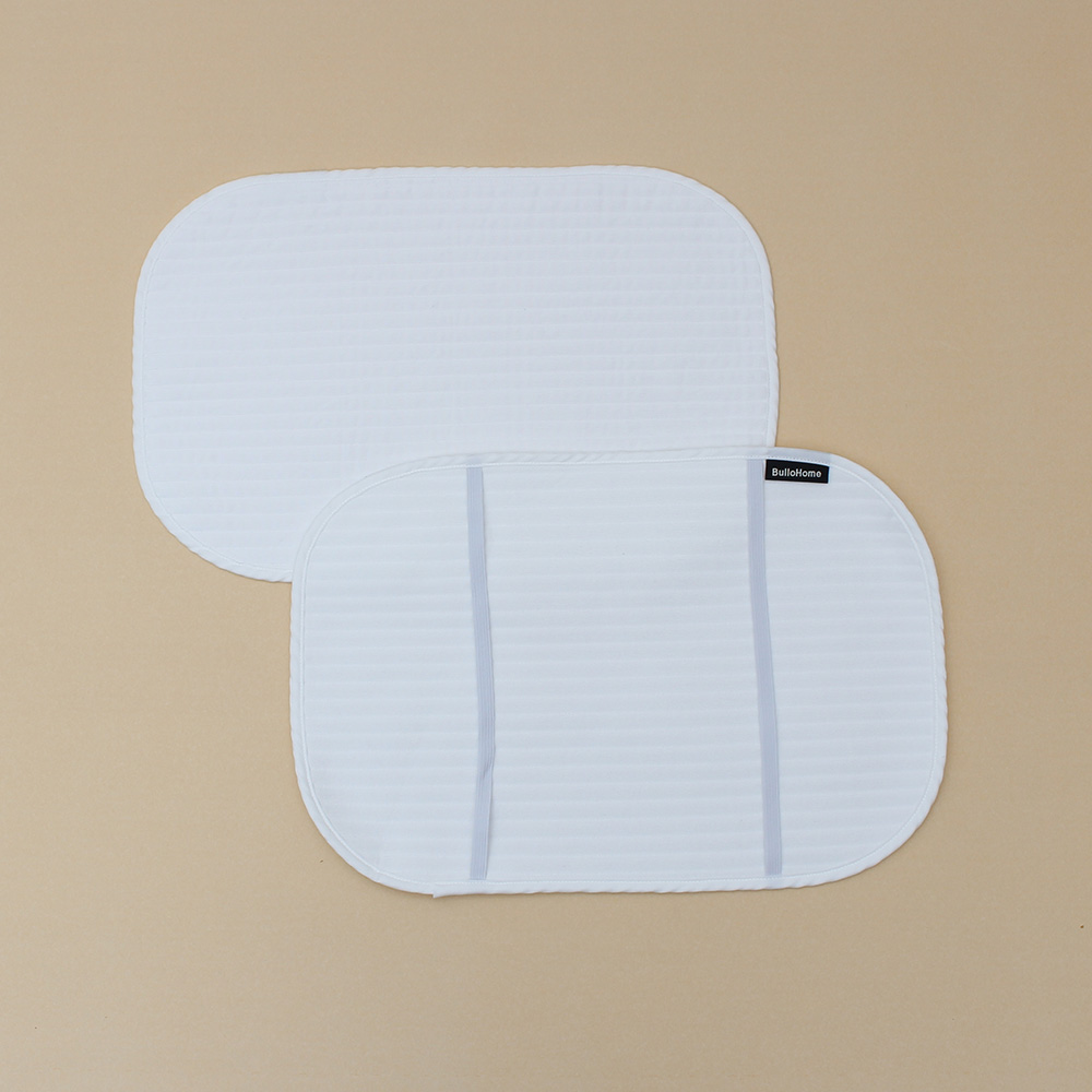 불로홈 아기 신생아 땀패드 커버 쿨 냉감 듀라론 베개 100수 줄누빔 유아 고무줄형