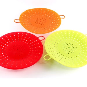 헤스타 파스텔 실리콘 냄비찜기(25cm) / 친환경제품 만두찜판 찜기 무독성 실리콘소재