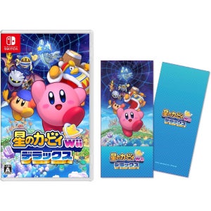 닌텐도 스위치 별의 커비 Wii 디럭스 한정 특전 오리지널 슬림 타입 노트 포함